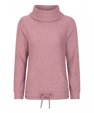 Cambridge Womens Cowl Neck Top Pink $16.72 Tops