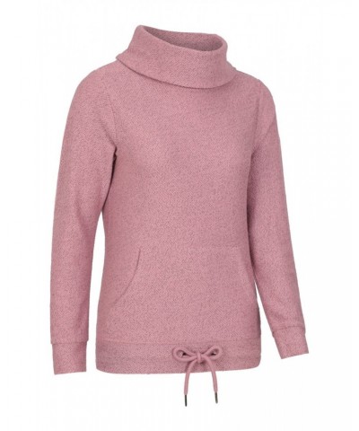 Cambridge Womens Cowl Neck Top Pink $16.72 Tops