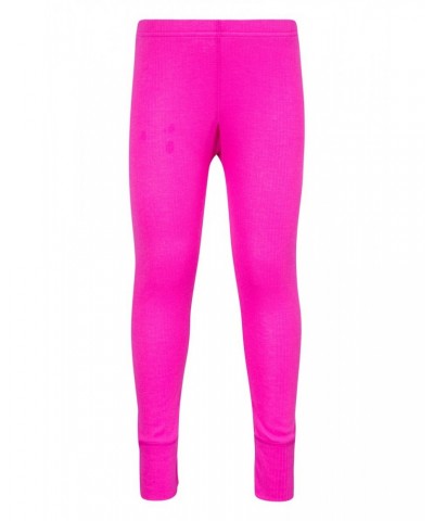 Talus Kids Base Layer Thermal Pants Pink $11.99 Base Layers