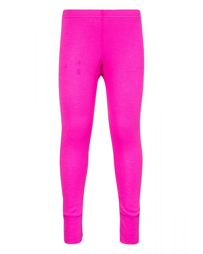 Talus Kids Base Layer Thermal Pants Pink $11.99 Base Layers