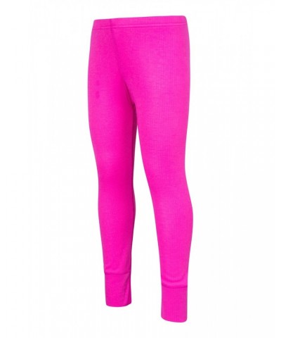 Talus Kids Base Layer Thermal Pants Pink $11.99 Base Layers