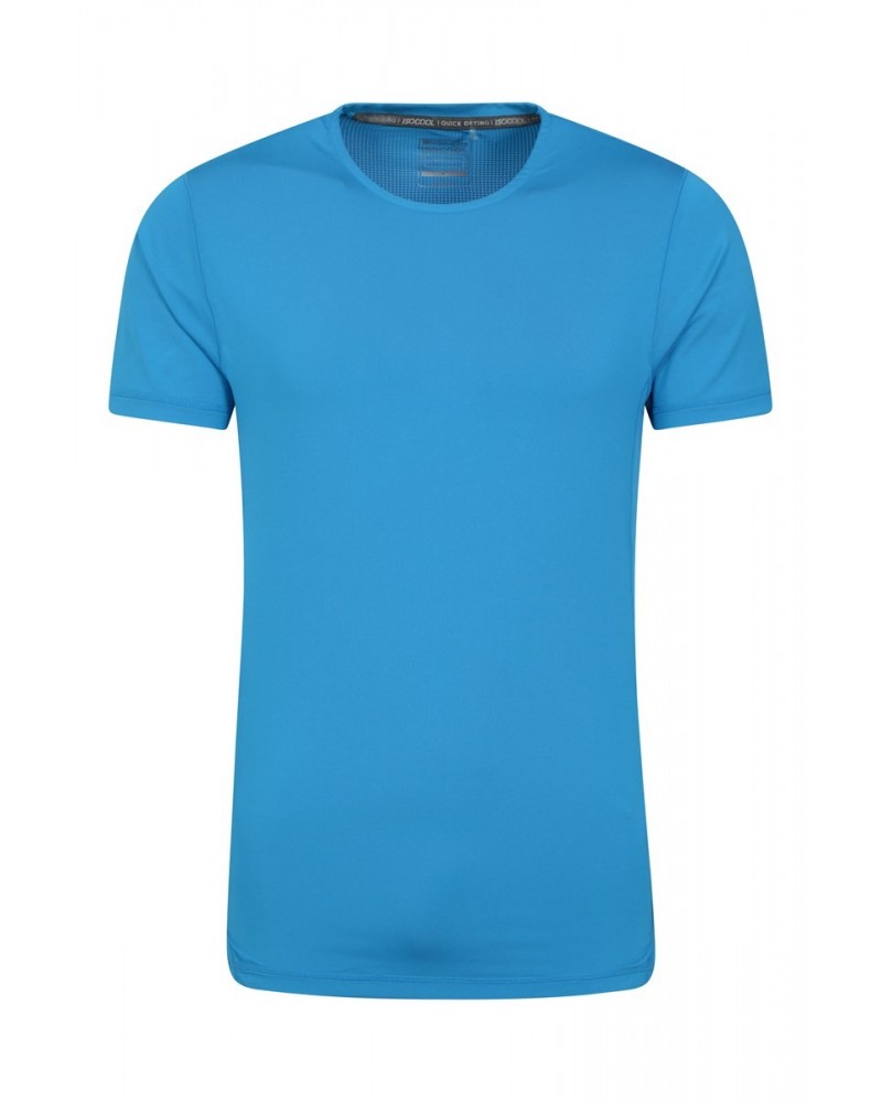 Mantra IsoCool Mens T-Shirt Bright Blue $14.74 Tops