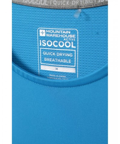 Mantra IsoCool Mens T-Shirt Bright Blue $14.74 Tops