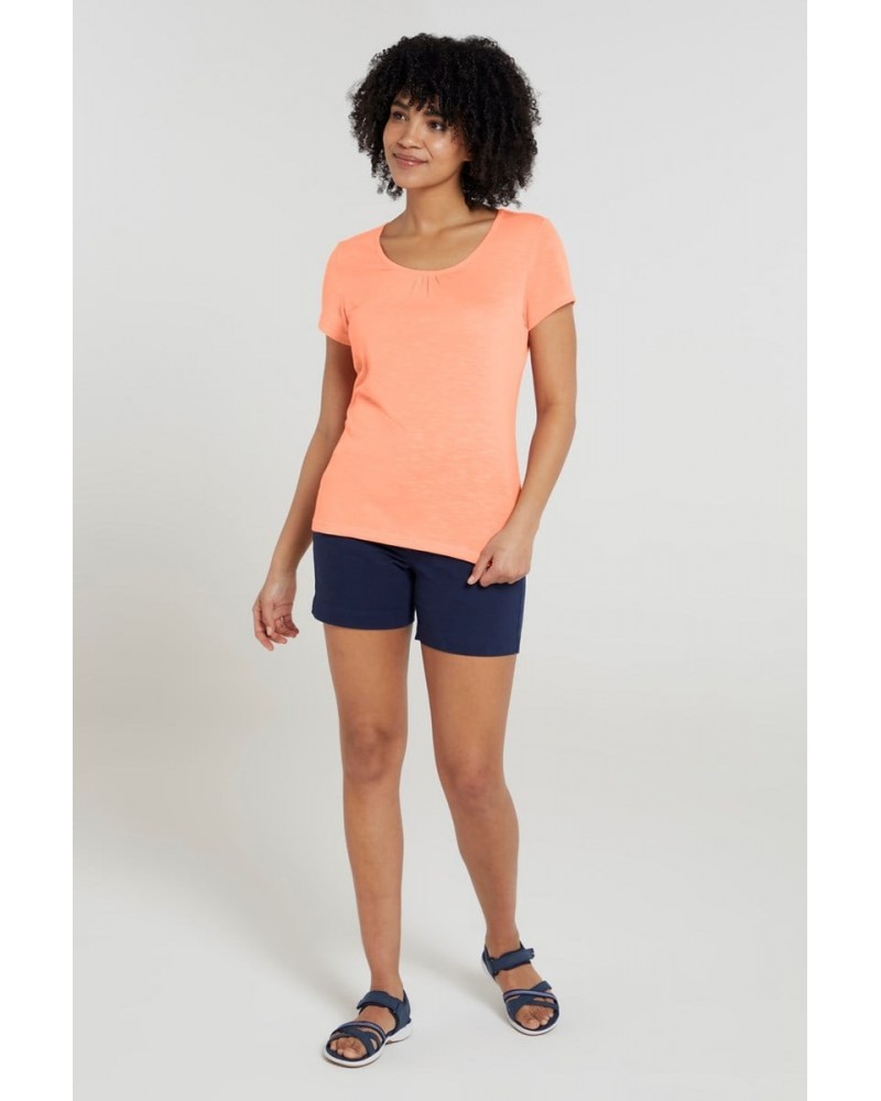 Agra Quick-Dry Womens T-Shirt Coral $12.50 Tops