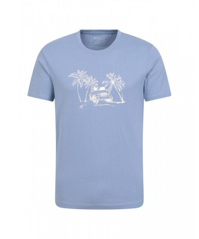 Ocean Drive Mens Organic T-Shirt Blue $13.74 Tops