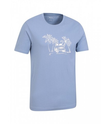 Ocean Drive Mens Organic T-Shirt Blue $13.74 Tops