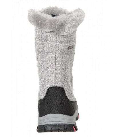 Ohio Womens Snow Boots Charcoal $32.99 Footwear