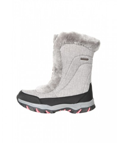 Ohio Womens Snow Boots Charcoal $32.99 Footwear