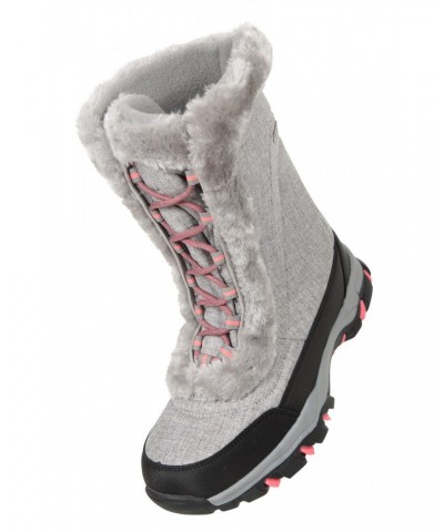 Ohio Womens Snow Boots Charcoal $32.99 Footwear