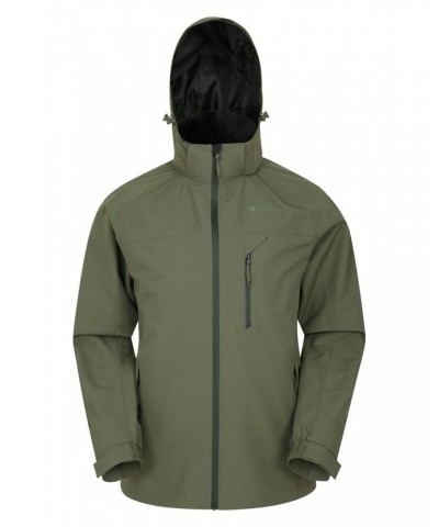 Stride Extreme Stretch Panel Mens Waterproof Jacket Khaki $30.10 Jackets