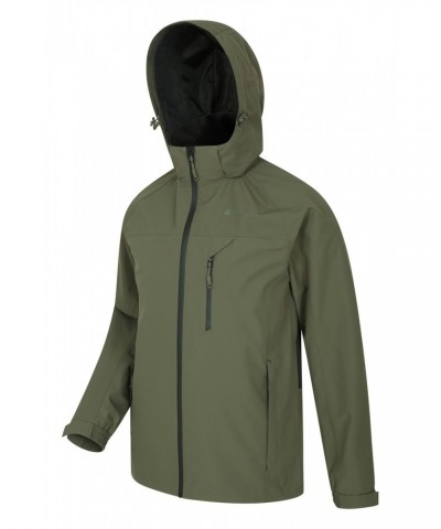 Stride Extreme Stretch Panel Mens Waterproof Jacket Khaki $30.10 Jackets