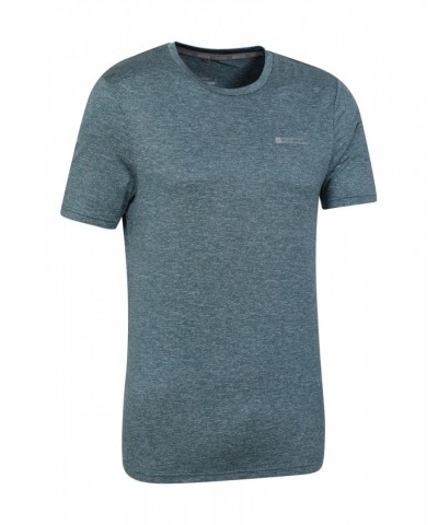 Agra IsoCool Mens Striped Tee Dark Blue $19.79 Active