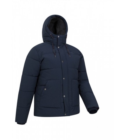 Manta Mens Sherpa Lined Insulated Jacket Navy $36.00 Jackets