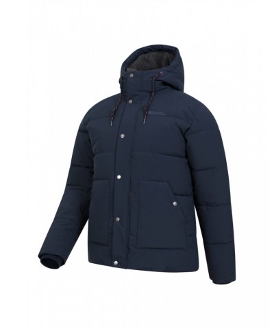 Manta Mens Sherpa Lined Insulated Jacket Navy $36.00 Jackets