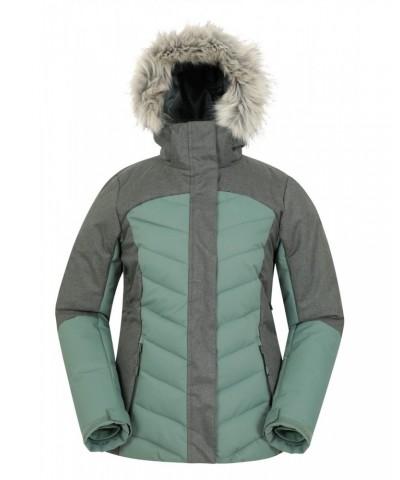 Pyrenees Womens Insulated Ski Jacket Khaki $45.60 Jackets