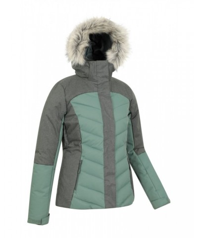 Pyrenees Womens Insulated Ski Jacket Khaki $45.60 Jackets