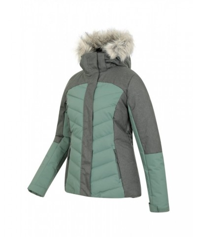 Pyrenees Womens Insulated Ski Jacket Khaki $45.60 Jackets