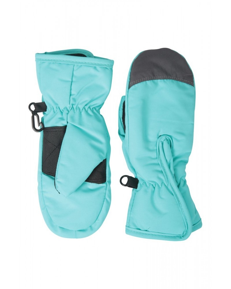 Kids Snow Mittens Teal $11.79 Accessories