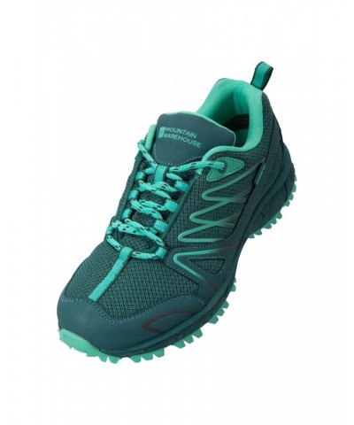 Lakeside Trail Womens Waterproof Running Shoes Petrol $21.73 Active