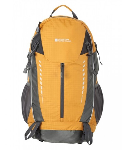 Zip Front Adventurer Backpack 45L Yellow $41.24 Backpacks