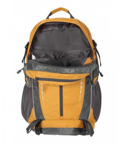 Zip Front Adventurer Backpack 45L Yellow $41.24 Backpacks