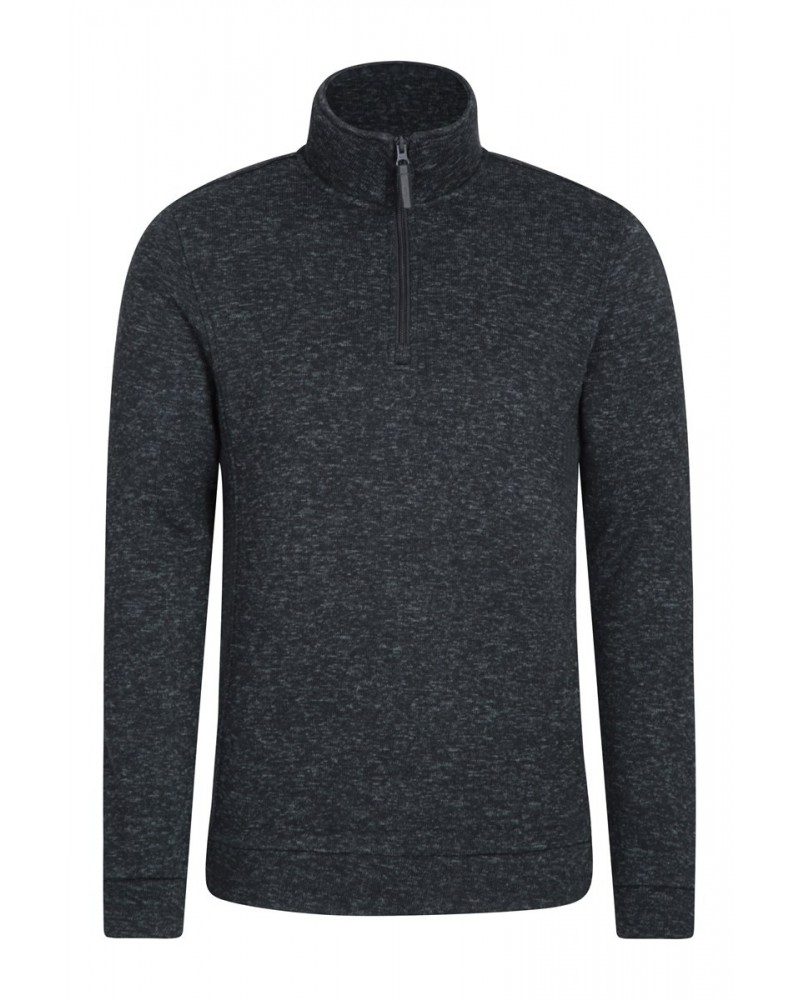 Idris Mens Fleece Dark Grey $15.36 Fleece