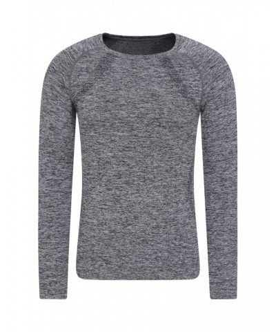 Kinetic Mens Seamless T-Shirt Grey $13.49 Active