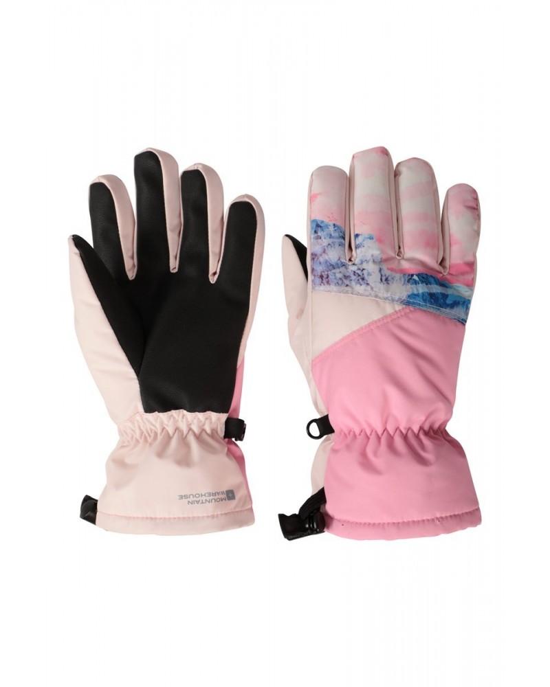 Extreme Kids Waterproof Ski Gloves Pink $14.24 Ski