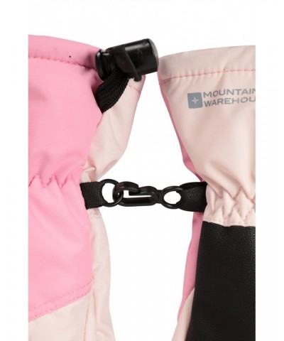 Extreme Kids Waterproof Ski Gloves Pink $14.24 Ski