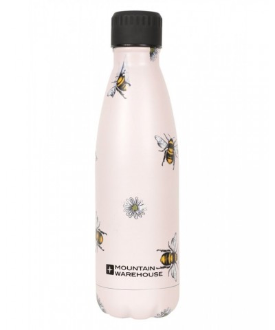 Printed Double-Walled Bottle - 16 oz Beige $13.99 Accessories