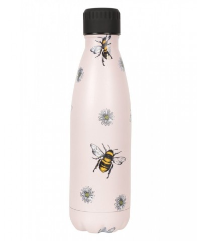 Printed Double-Walled Bottle - 16 oz Beige $13.99 Accessories