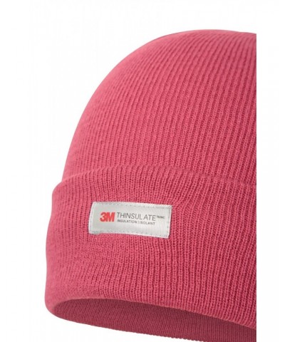 Womens Thinsulate Knitted Beanie Pink $10.39 Accessories