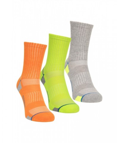 IsoCool Mens Performance Quarter Length Socks 3-Pack Lime $12.64 Accessories