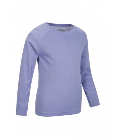 Talus Kids Round Neck Base Layer Top Purple $10.39 Base Layers