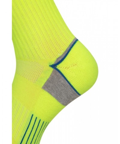 IsoCool Mens Performance Quarter Length Socks 3-Pack Lime $12.64 Accessories