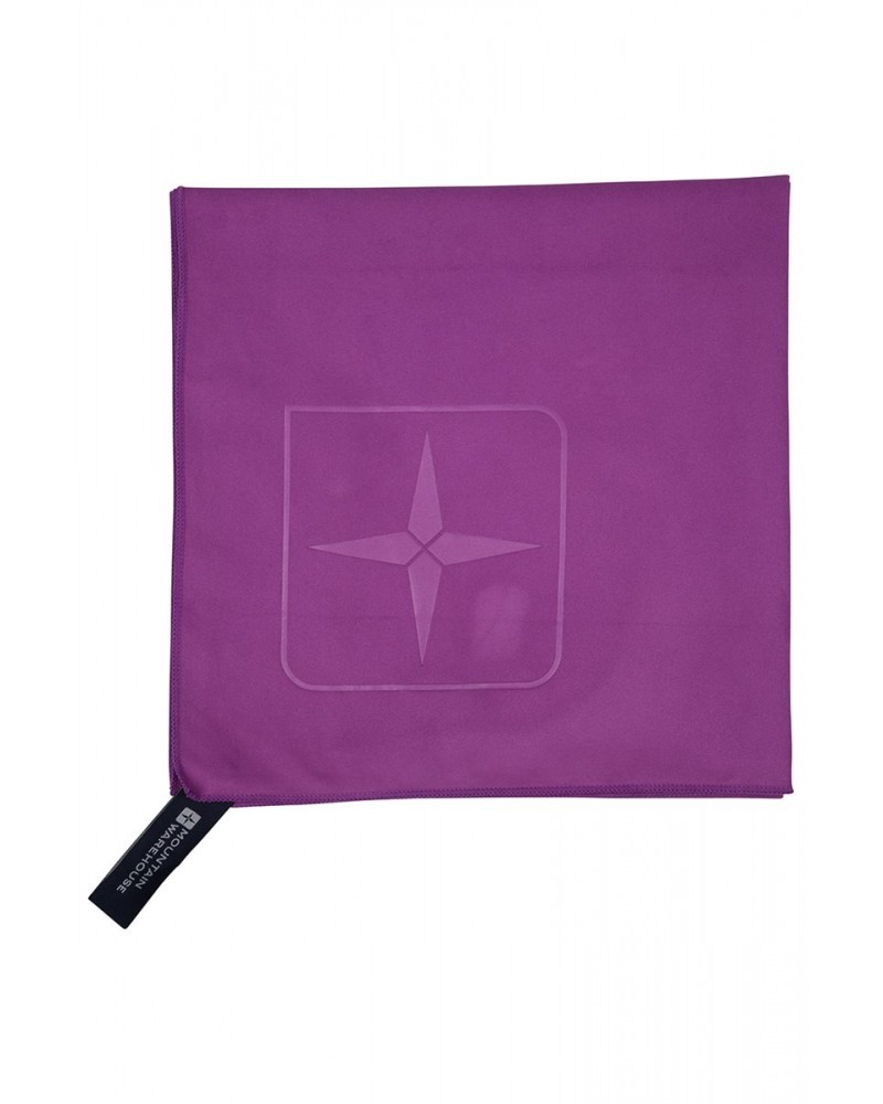 Microfibre Travel Towel - Medium - 120 x 60cm Purple $12.18 Travel Accessories