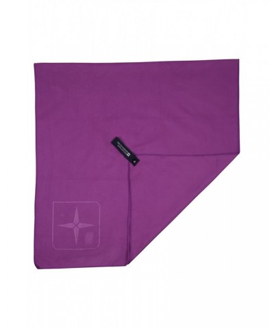 Microfibre Travel Towel - Medium - 120 x 60cm Purple $12.18 Travel Accessories