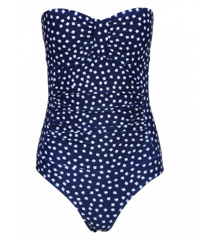 Resort Tummy Control Womens Swimsuit Blue $20.79 Swimwear