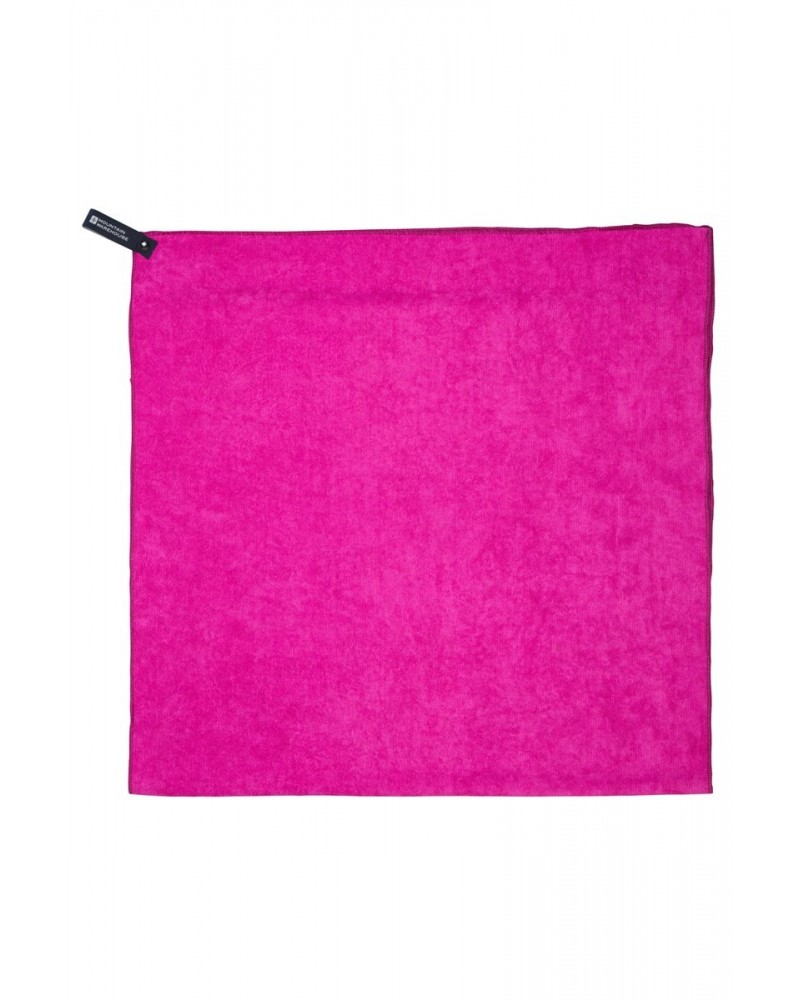 Micro Towelling Travel Towel - Medium - 120 x 60cm Fuchsia $11.20 Travel Accessories