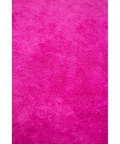 Micro Towelling Travel Towel - Medium - 120 x 60cm Fuchsia $11.20 Travel Accessories