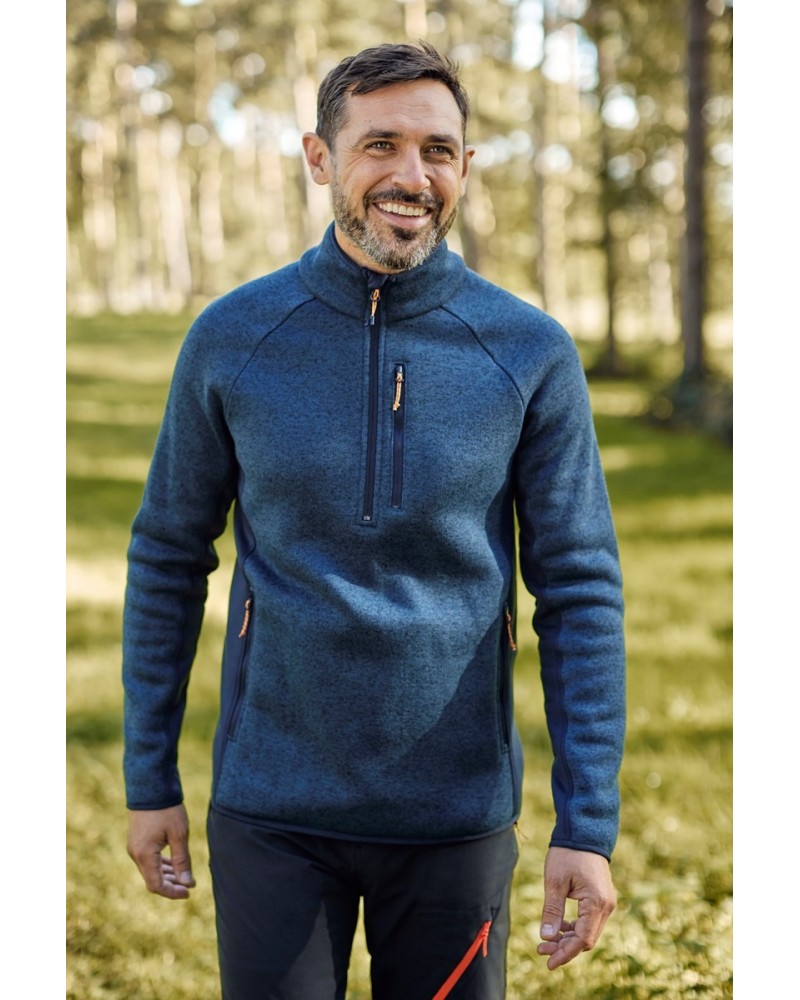 Treston Mens Half-Zip Fleece Navy $26.99 Fleece