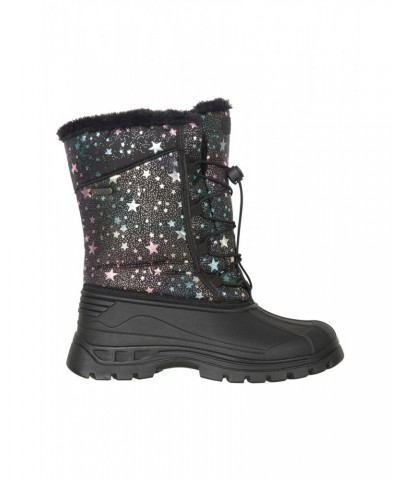 Whistler Kids Printed Adaptive Snow Boots Jet Black $29.99 Ski