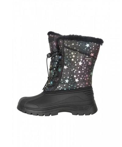 Whistler Kids Printed Adaptive Snow Boots Jet Black $29.99 Ski