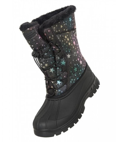 Whistler Kids Printed Adaptive Snow Boots Jet Black $29.99 Ski