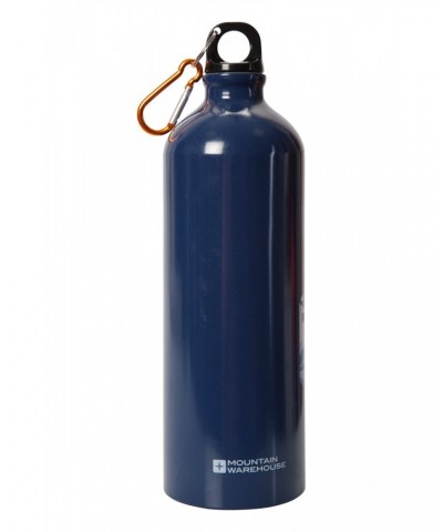 35 oz. Printed Metallic Bottle With Karabiner Blue $10.63 Walking Equipment