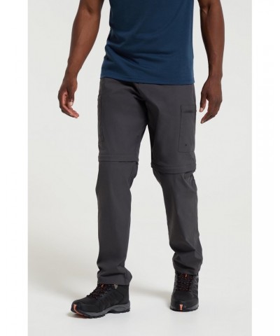 Trek Mens Stretch Zip Off Pants Grey $31.79 Pants