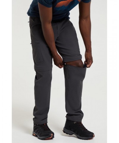 Trek Mens Stretch Zip Off Pants Grey $31.79 Pants