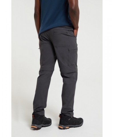 Trek Mens Stretch Zip Off Pants Grey $31.79 Pants