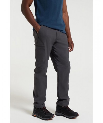 Trek Mens Stretch Zip Off Pants Grey $31.79 Pants