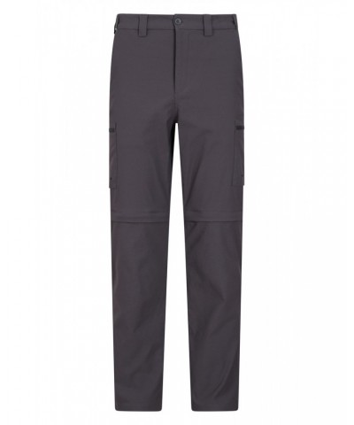 Trek Mens Stretch Zip Off Pants Grey $31.79 Pants